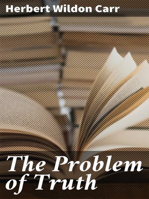 cover image of The Problem of Truth